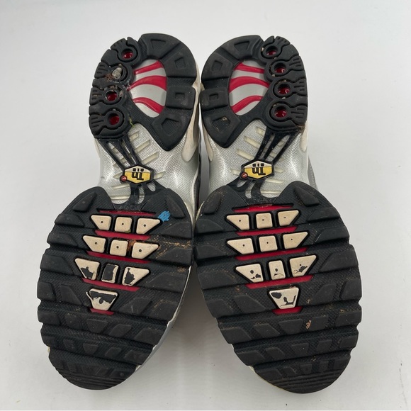 Nike Kids Air Max Plus QS Silver Bullet GS Silver Running Shoes - Size 4 Y - Picture 7 of 11